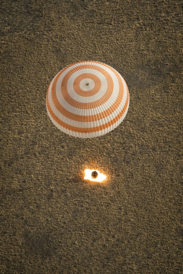 Soyuz voltando para casa