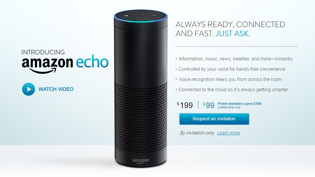 Amazon Echo - convite