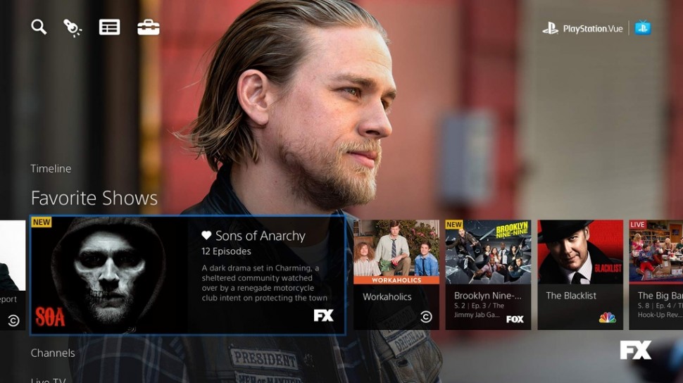 PlayStation Vue, Sons of Anarchy.