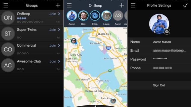O Onyx se conecta com um app de iOS e Android.