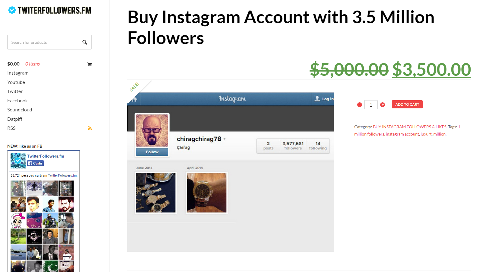 Comprar seguidores no Instagram e outras redes
