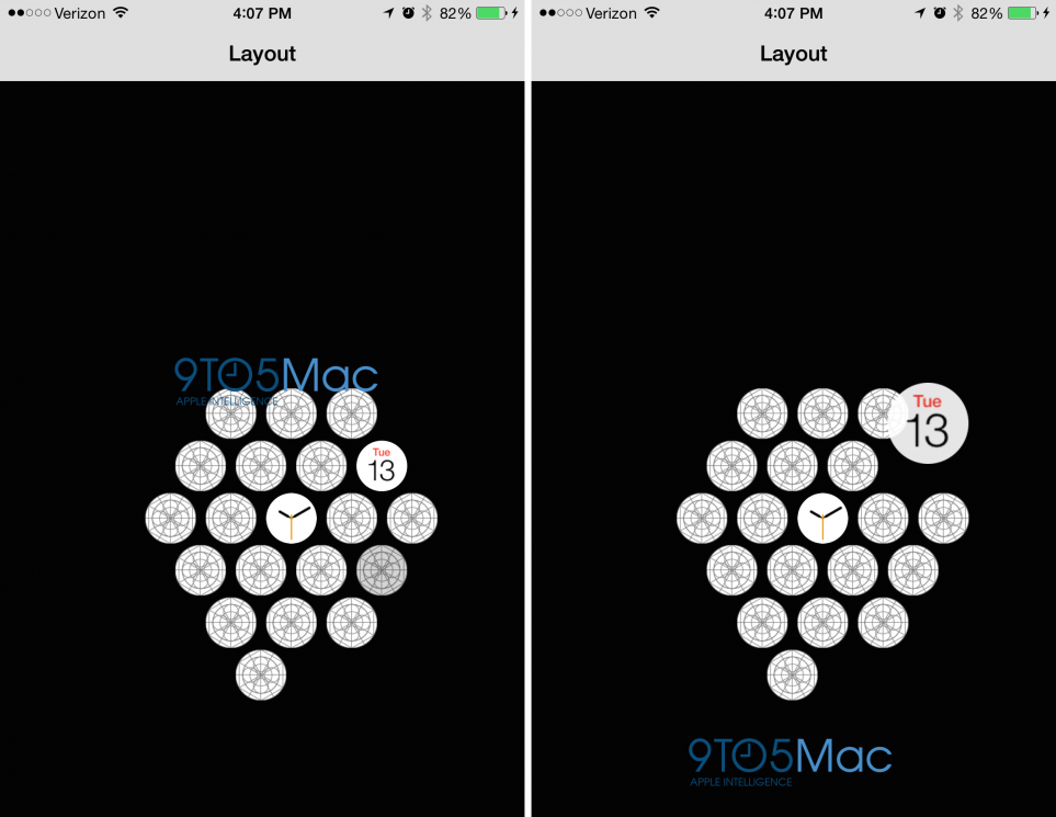 Apple Watch - personalizar interface