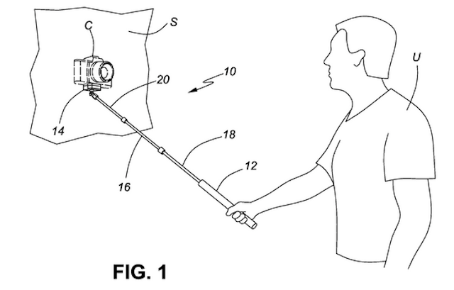Patentes do bastao de selfie