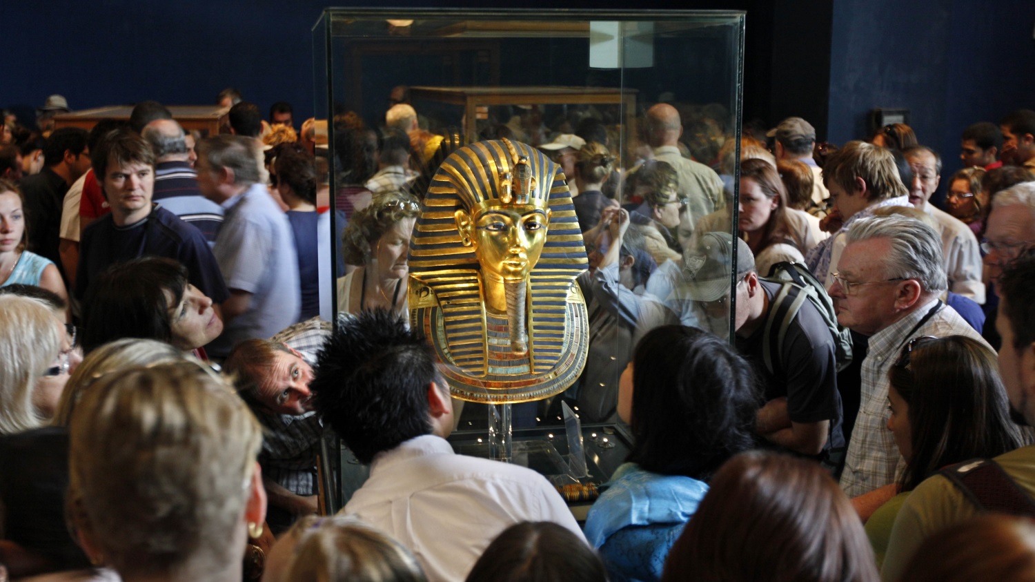 Rei Tutancamon no museu