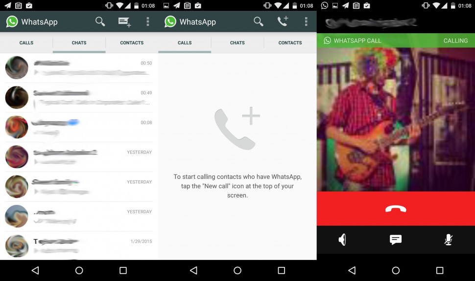 WhatsApp testa chamadas gratuitas