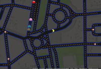 Google Maps com Pac-Man