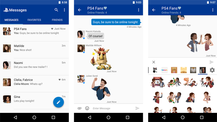 Playstation Messages
