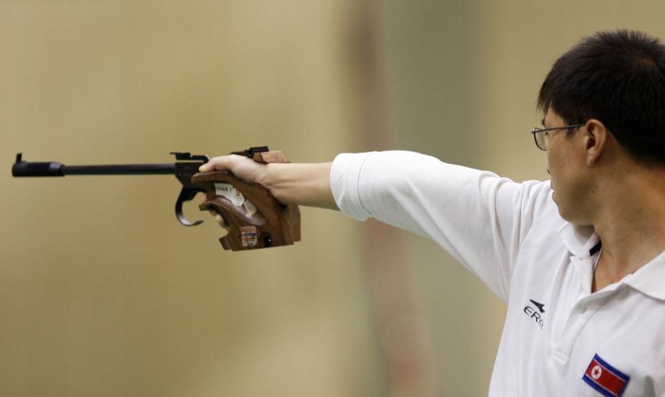 Beijing Olympics Shooting Mens 50M Pistol