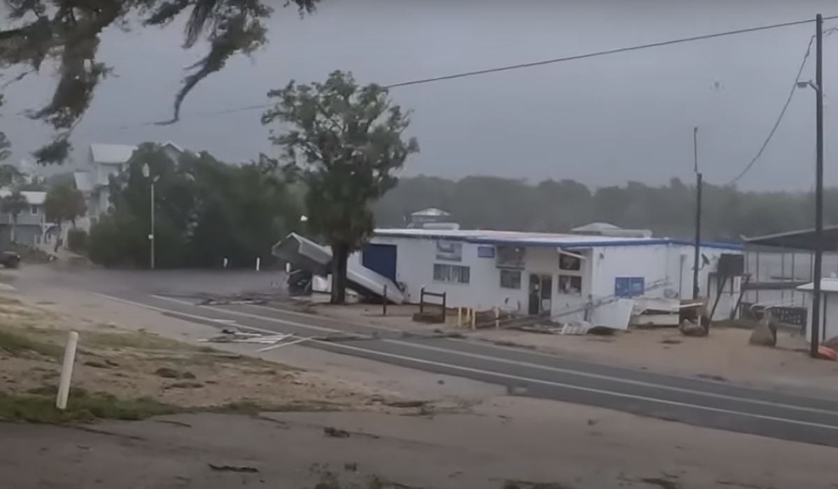 Vídeo em timelapse mostra a passagem do furacão Idalia nos EUA