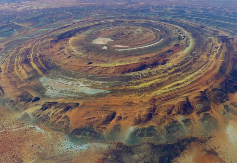 Olho do Saara como a ciência explica este fenômeno do deserto Giz