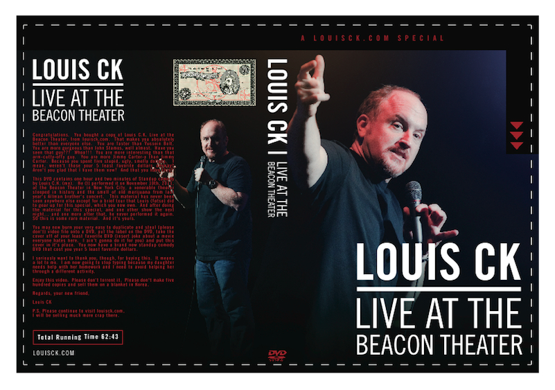 Louis CK: Live at the Beacon Theater - DVD Covers & Labels by