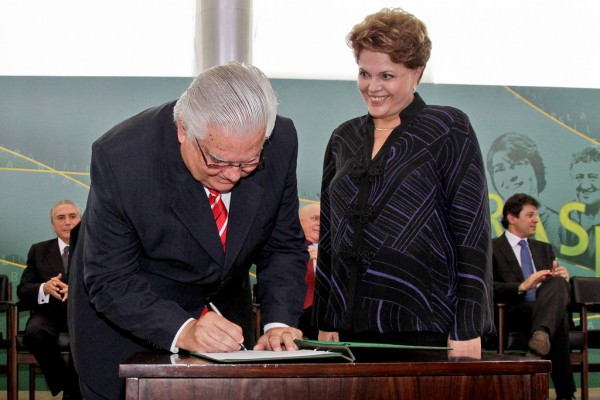 Ministro Raupp e Presidente Dilma.