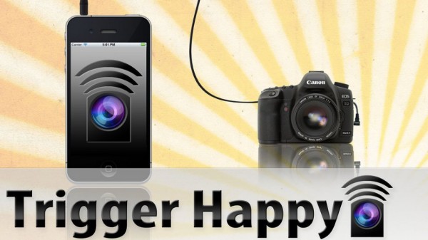O TriggerHappy é um cabo de 90cm que conecta sua câmera DSLR ao smartphone com Android ou iOS.