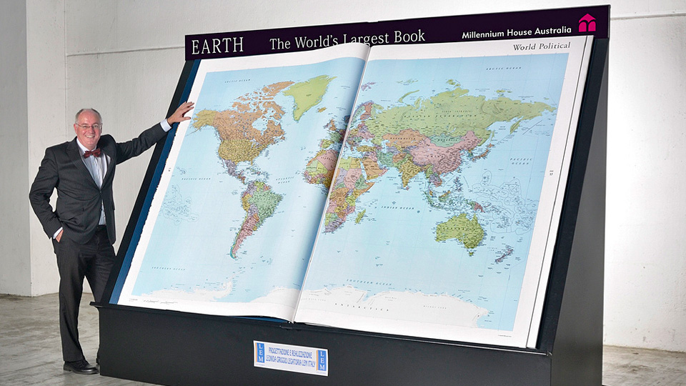 Earth, Edição Plantina: maior atlas do mundo.