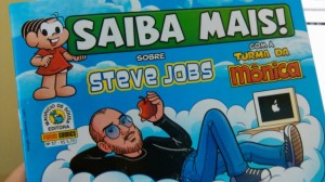 Saiba Mais sobre Steve Jobs, com a Turma da Mônica.