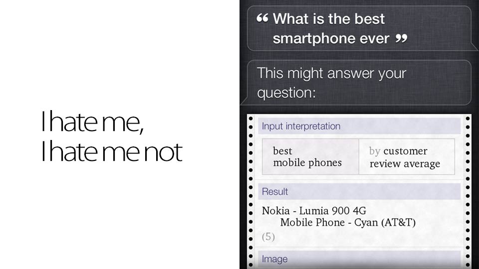 Siri gosta do Lumia 900.