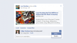 Facebook está prestes a deixar você editar seus comentários malfeitos