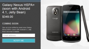 Galaxy Nexus volta em breve por US$ 349 e já com Jelly Bean.