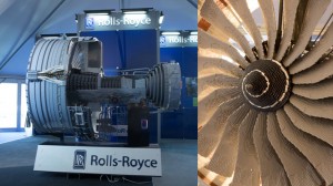 Motor da Rolls-Royce feito de Lego.
