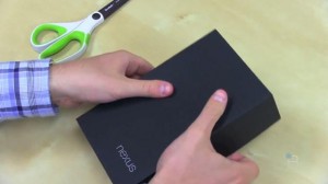 Unboxing do Nexus 7.