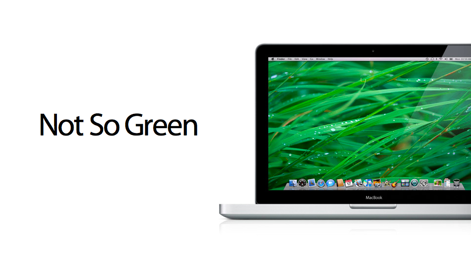 MacBook Pro com tela retina, ecologicamente incorreto