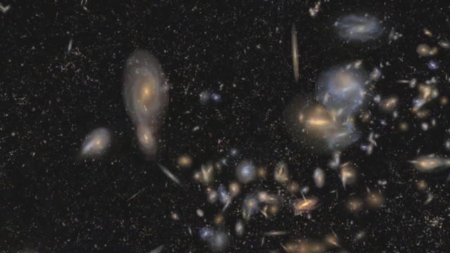 As galáxias do universo mapeadas.