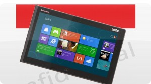 Tablet com Windows 8 da Lenovo.