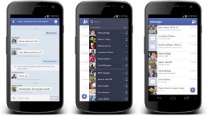 Novos apps do Facebook para Android.