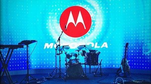 Palco do On Display, evento da Motorola.