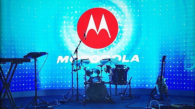 Palco do On Display, evento da Motorola.