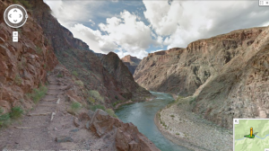 Grand Canyon pelos olhos do Google.