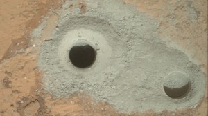 Um buraco em Marte.