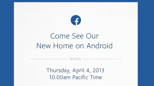 Novidade do Facebook para Android.