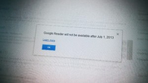 O fim está próximo para o Google Reader.