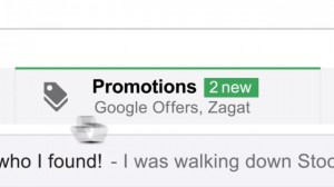 Promoções (ou anúncios?) no Gmail
