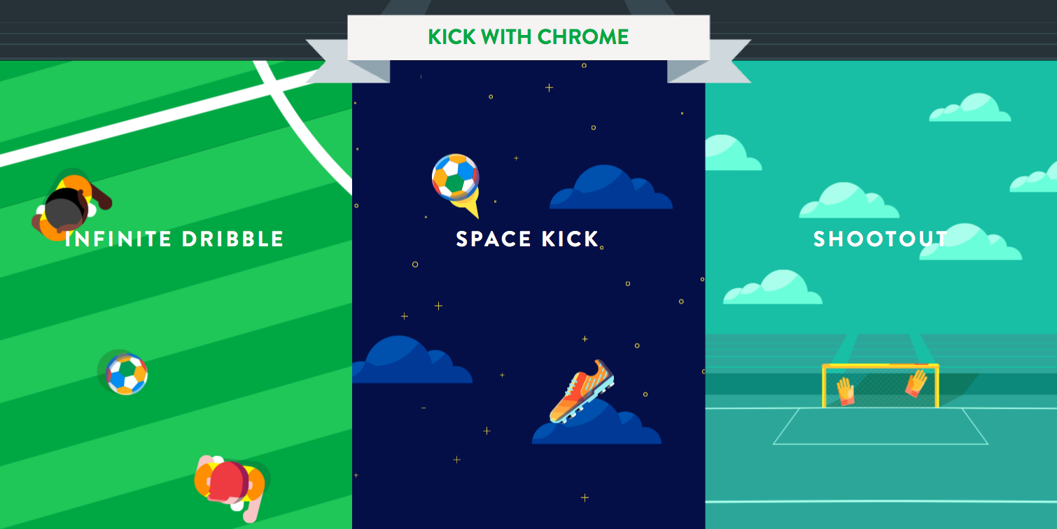 Três novos jogos para Chrome para você matar o tempo entre um jogo da Copa  e outro