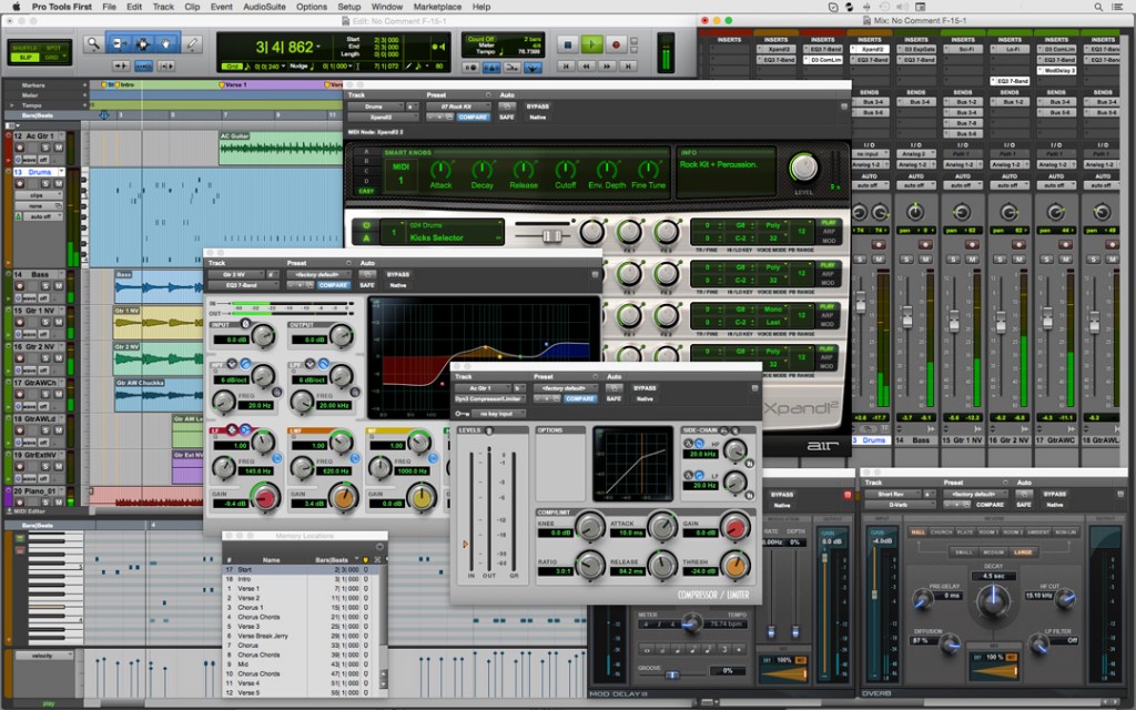 pro tools for mac os x 10.10.5