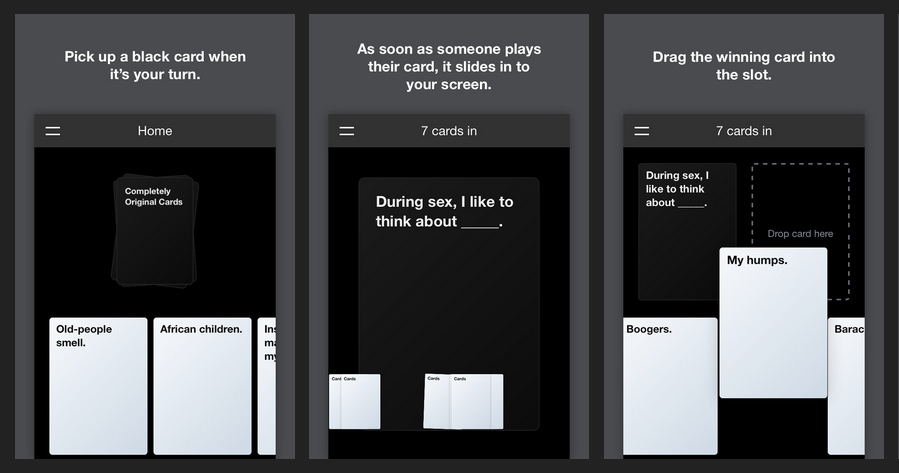 Cards Against Humanity online, free