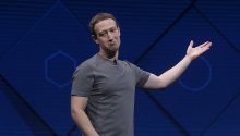 Mark Zuckerberg, CEO do Facebook, durante conferência F8 em 2018. Crédito: Justin Sullivan/Getty Images