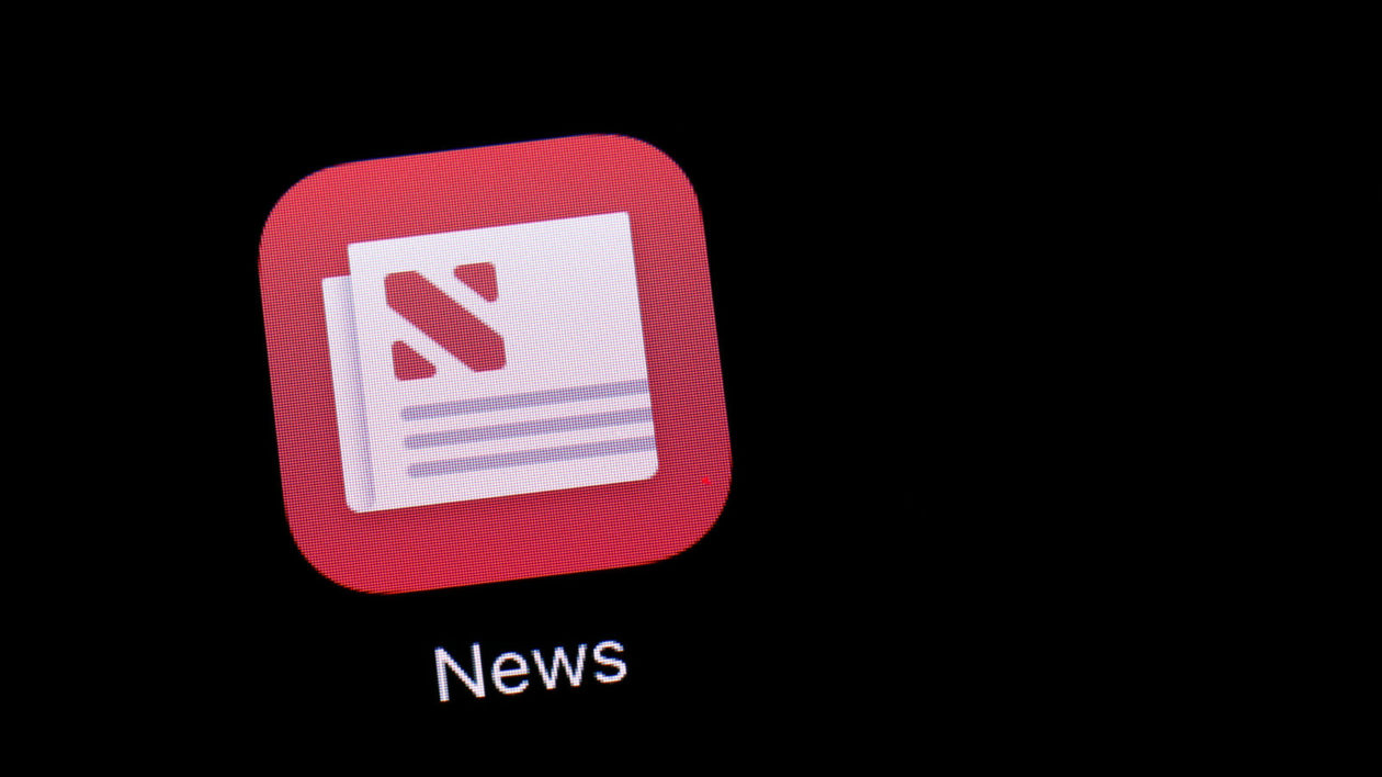 Imagem do logotipo do app Apple News