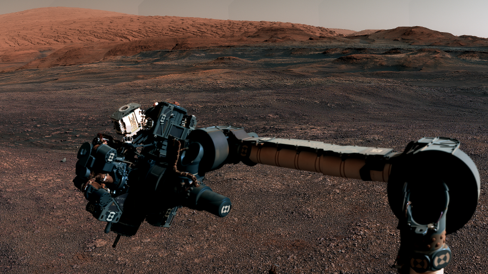 Braço robótico do rover Curiosity