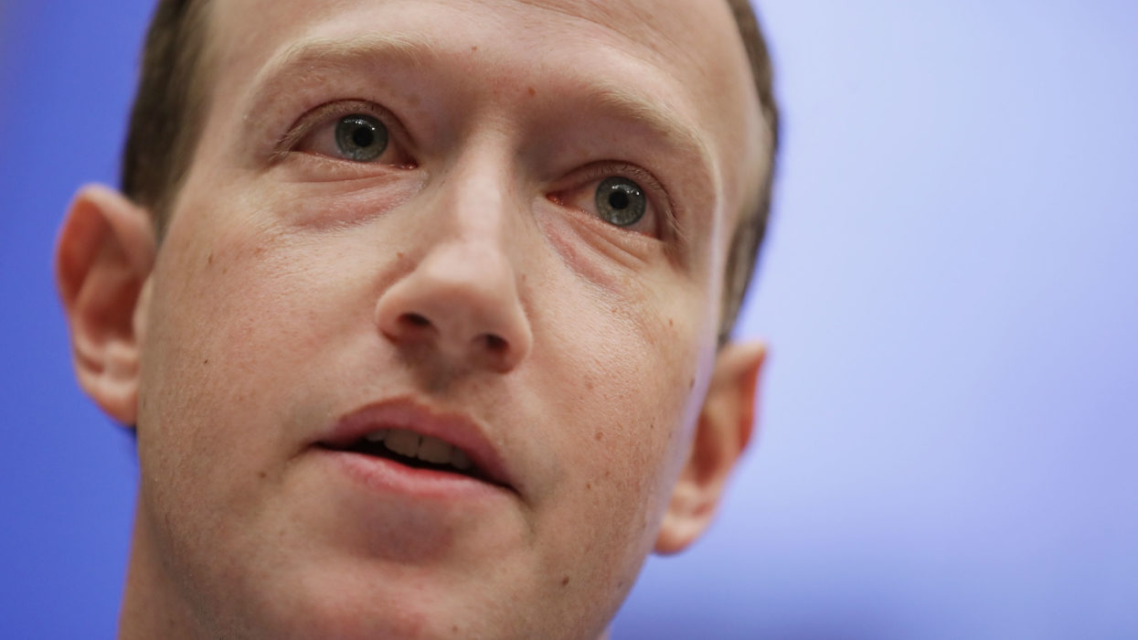 Mark Zuckerberg, CEO do Facebook, durante depoimento
