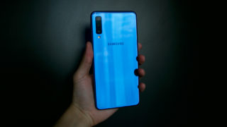 Traseira do Galaxy A7 (2018)