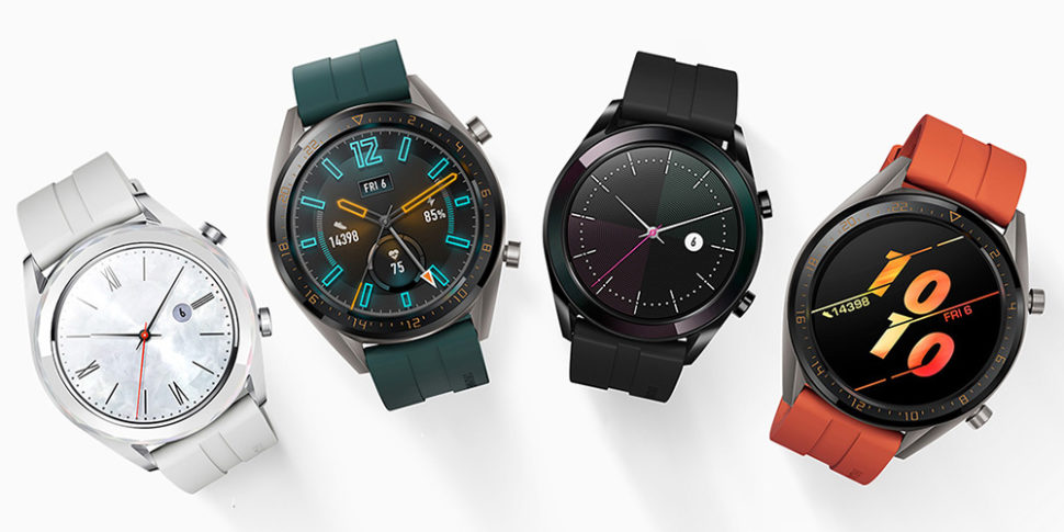 Relógios Watch GT Active e Elegant, ambos da Huawei