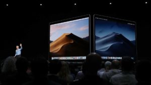 Executivo da Apple apresenta macOS Mojave na WWDC 2018