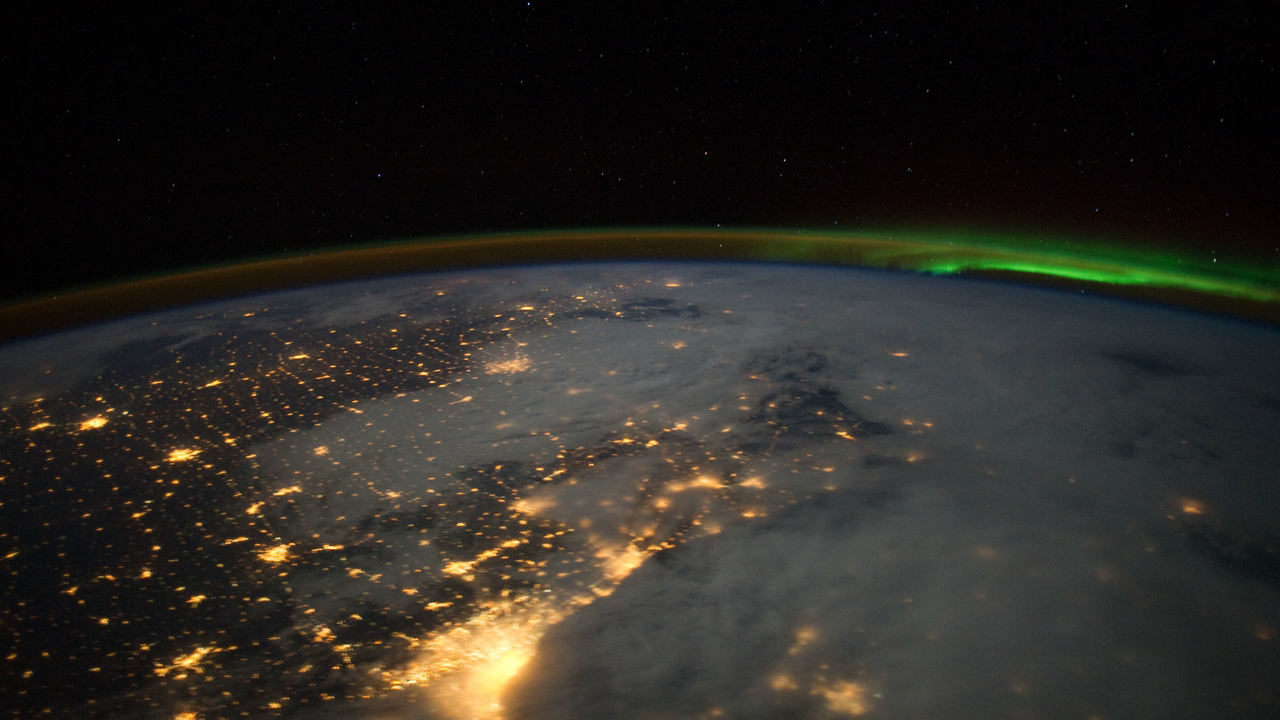 imagem de satélite da camada de ozônio