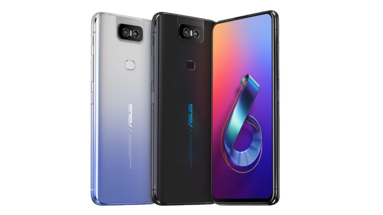 Zenfone 6 em diferentes cores