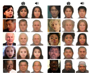 Demonstração de algoritmo que gera retratos a partir da voz das pessoas