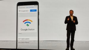 Fabio Coelho, presidente do Google Brasil, apresentando o Google Station