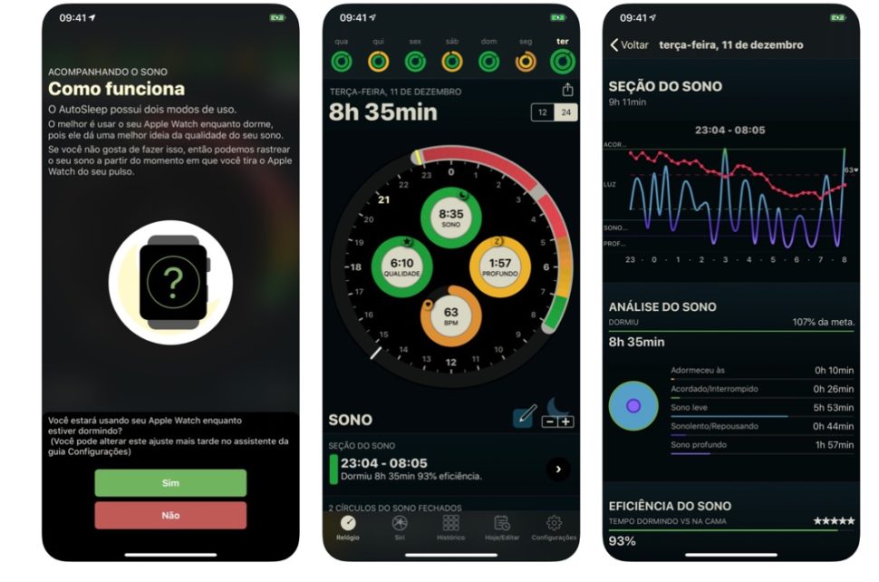App Autosleep ajuda a monitorar sono com o Apple Watch